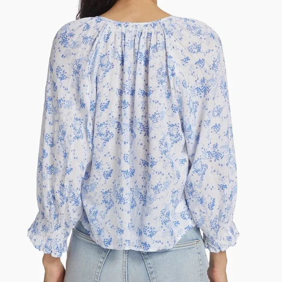 Rails Mariah Linen-Blend Floral Blouse - Picture 13 of 16